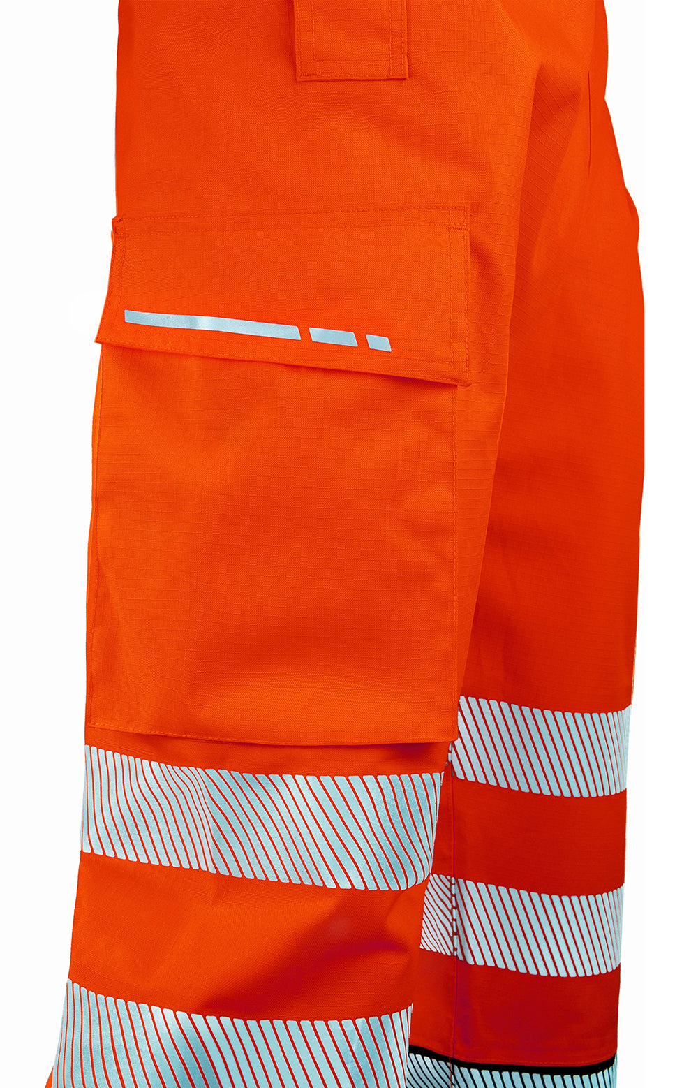 DELTIC HI-VIS OVERTROUSER TWO-TONE ORANGE / BLACK