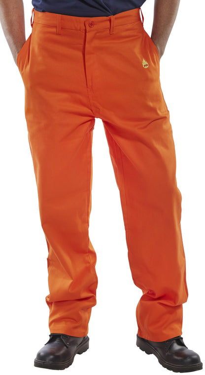 FIRE RETARDANT TROUSERS ORANGE