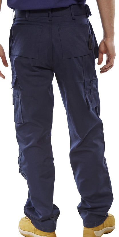 CLICK PREMIUM MULTI PURPOSE TROUSERS NAVY BLUE