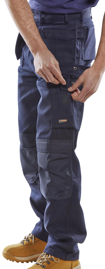 CLICK PREMIUM MULTI PURPOSE TROUSERS NAVY BLUE