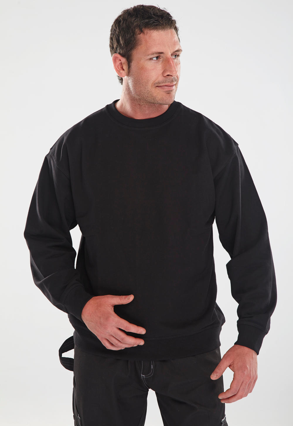 CLICK PREMIUM SWEAT SHIRT BLACK