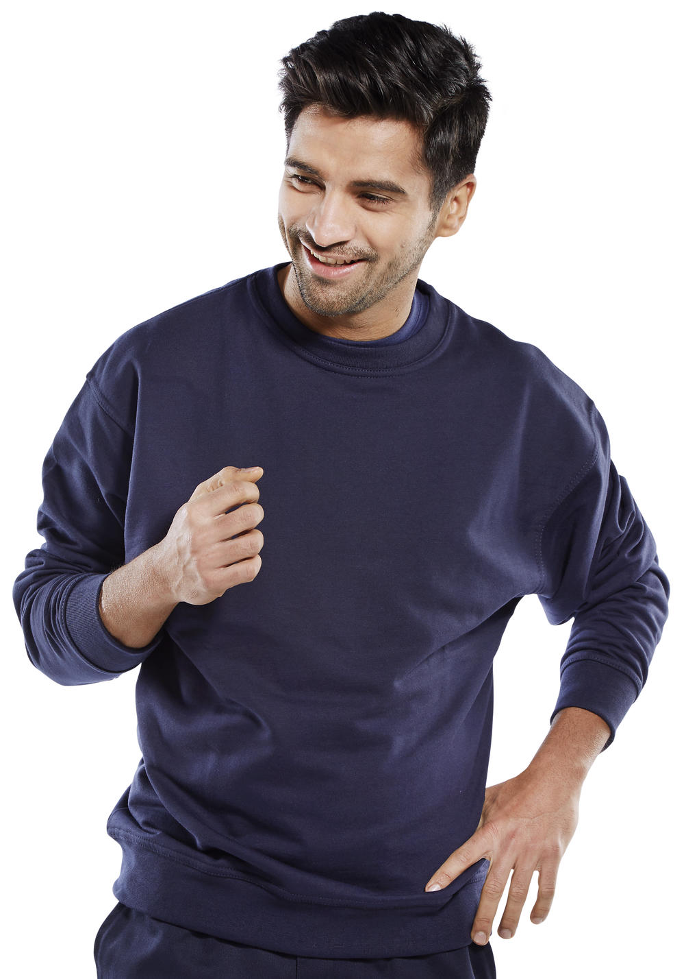 CLICK PREMIUM SWEAT SHIRT NAVY BLUE