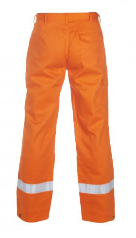 MEDDO MULTI CVC FLAME RETARDANT ANTI-STATIC TROUSER  ORANGE