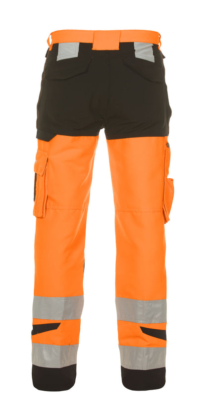 HERTFORD HIGH VISIBILITY TROUSER TWO TONE ORANGE / BLACK