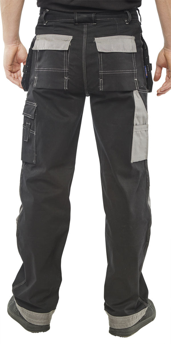 KINGTON MULTI PURPOSE POCKET TROUSERS BLACK