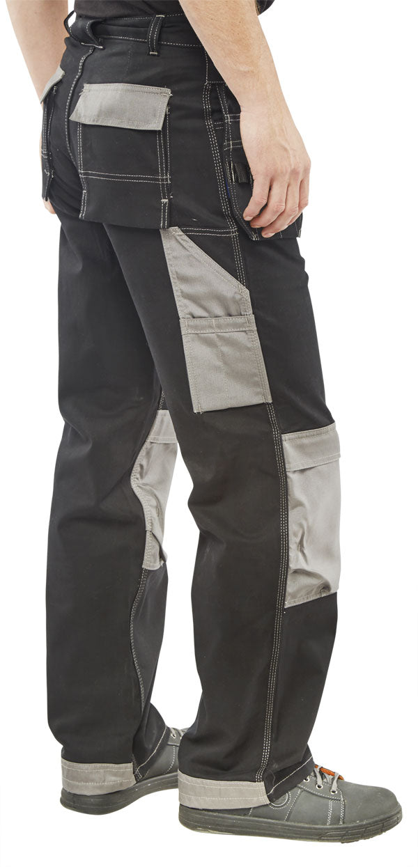 KINGTON MULTI PURPOSE POCKET TROUSERS BLACK