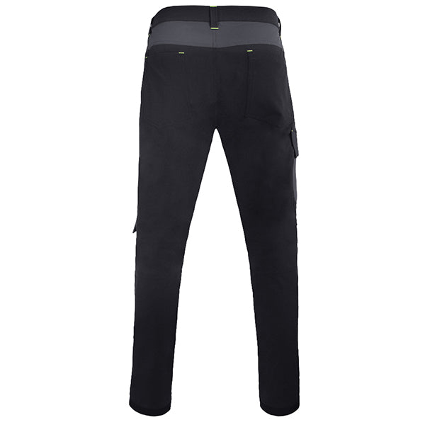 FLEX WORKWEAR TROUSER TWO-TONE BLACK/GREY