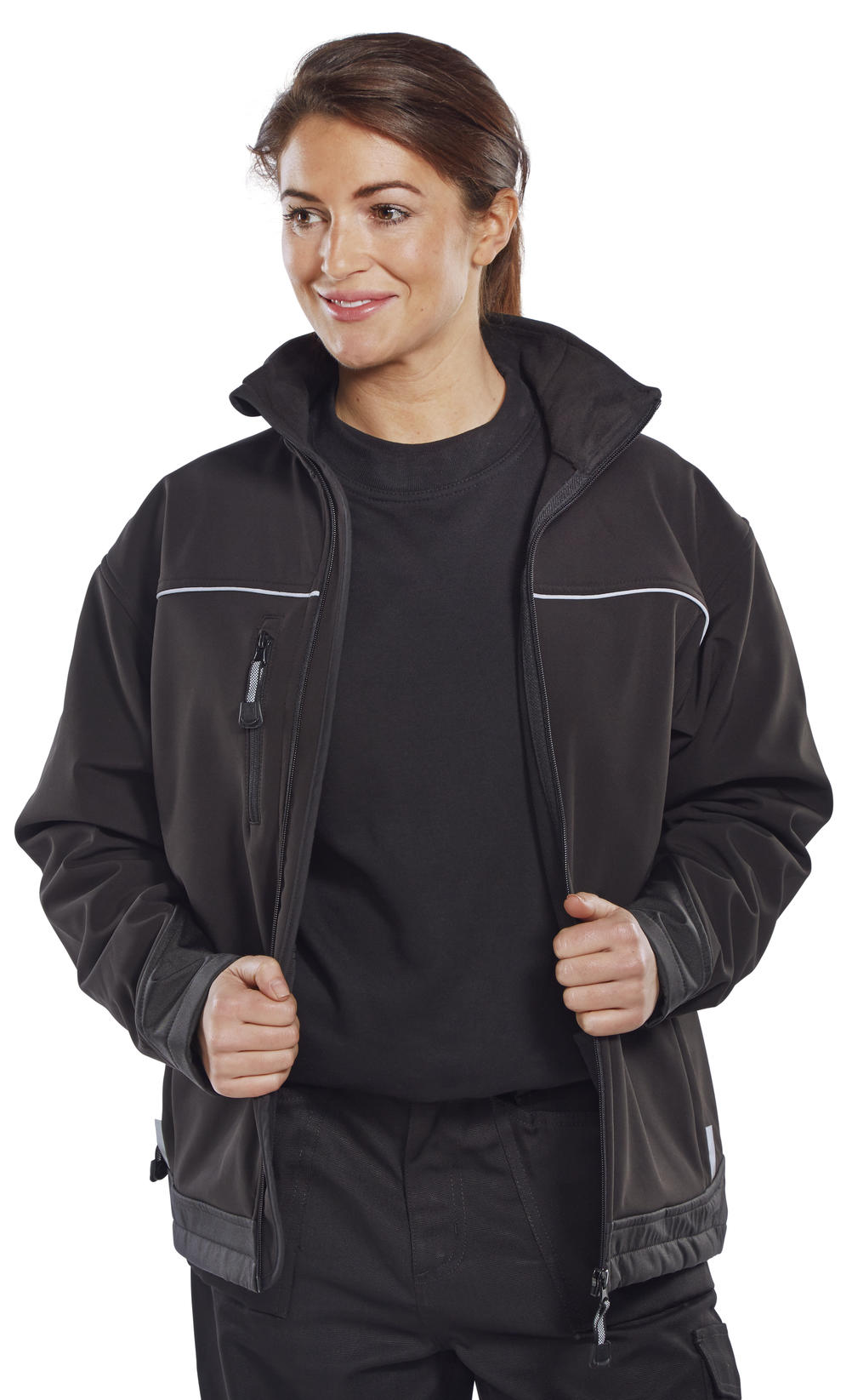 SOFT SHELL JACKET BLACK