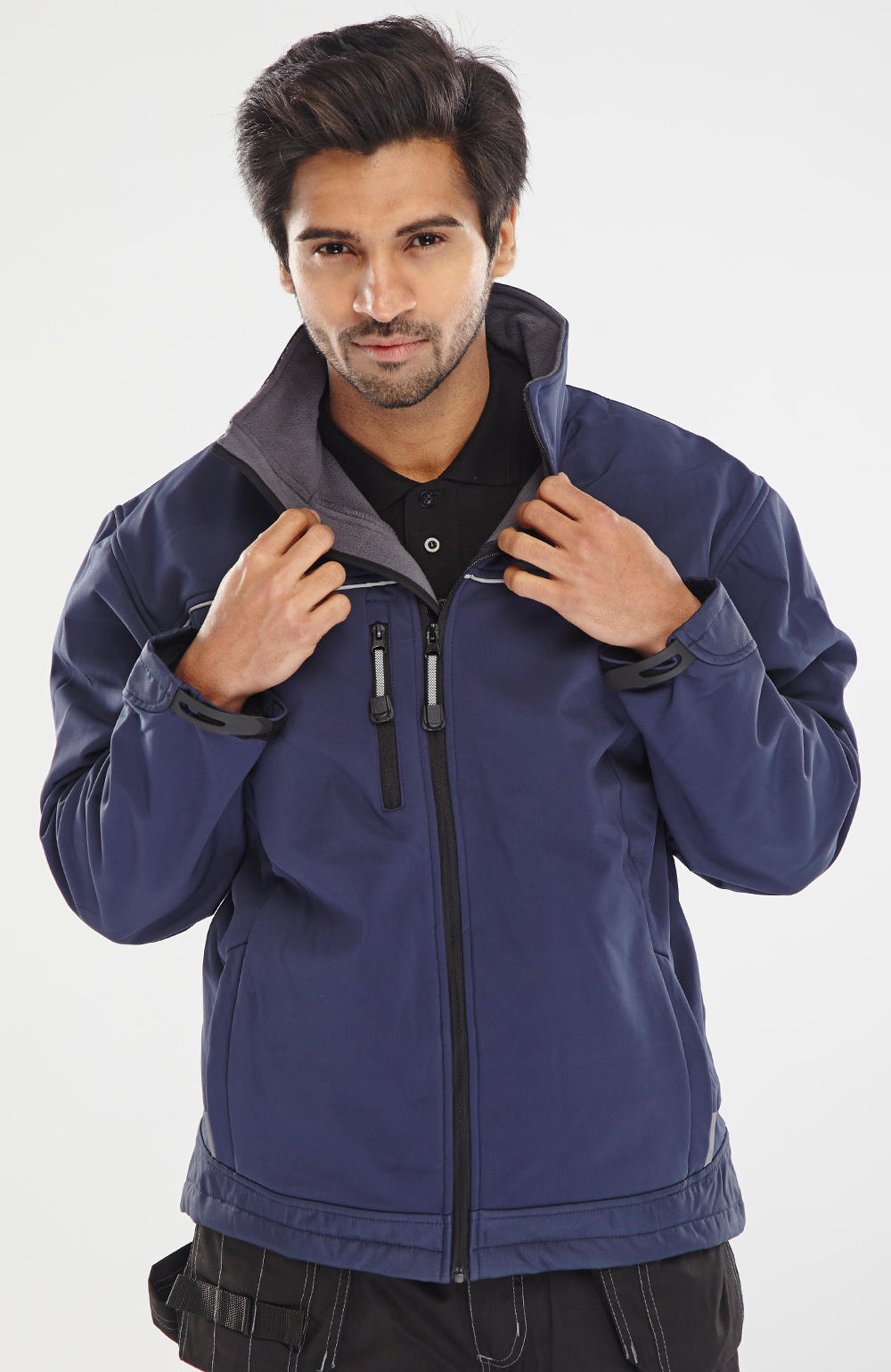 SOFT SHELL JACKET NAVY BLUE