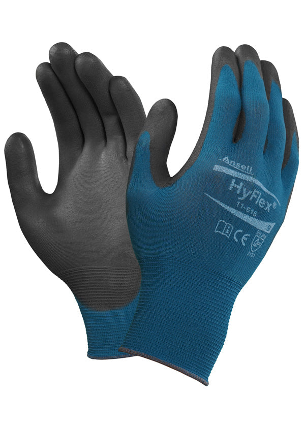 ANSELL HYFLEX 11-616 GLOVE  BLUE XS