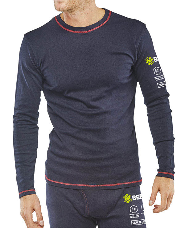 ARC COMPLIANT LONG SLEEVE T-SHIRT NAVY BLUE L