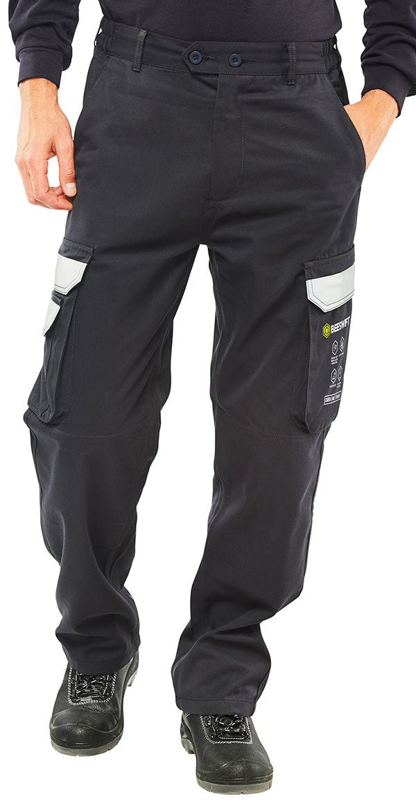 ARC FLASH TROUSERS NAVY BLUE 52