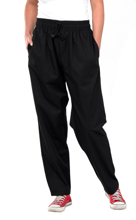 CHEFS TROUSERS BLACK/WHITE L