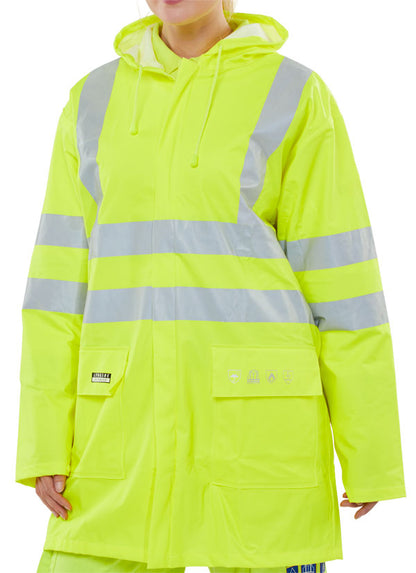 FIRE RETARDANT ANTI-STATIC JACKET SATURN YELLOW