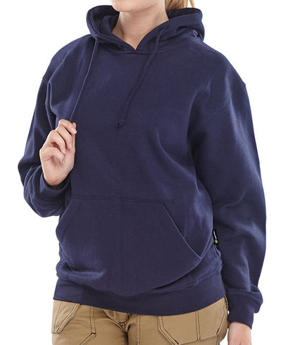 HOODED SWEATSHIRT NAVY BLUE M