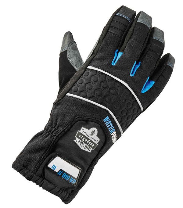 ERGODYNE FULL FINGER ANTI VIBRATION GLOVE BLACK/GREY L