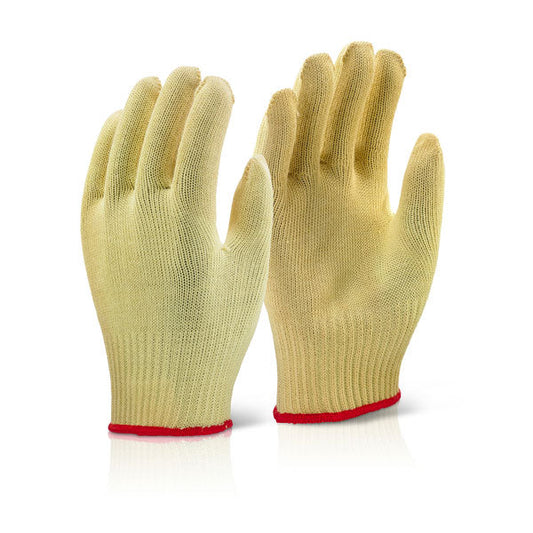 REINFORCED MEDIUMWEIGHT DOTTED GLOVE YELLOW 08