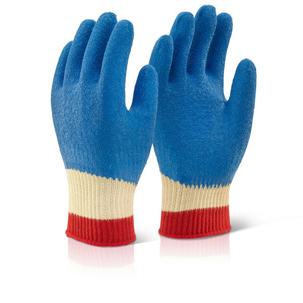 KEVLAR LATEX GLOVES LARGE BLUE L