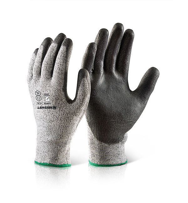 PU COATED CUT 5 GLOVE BLACK XXL