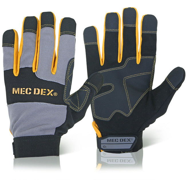 WORK PASSION TOOL MECHANICS GLOVE GREY / GOLD L