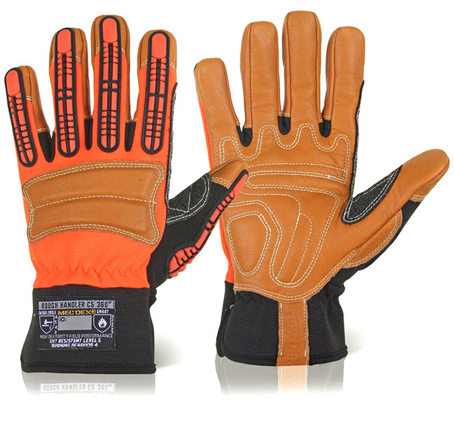 ROUGH GRIPPER MECHANICS GLOVE BLACK L