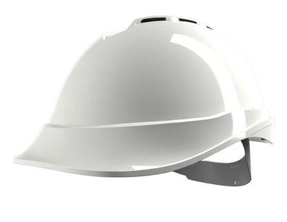 V-GARD 200 VENTED FAS-TRAC SAFETY HELMET WHITE 