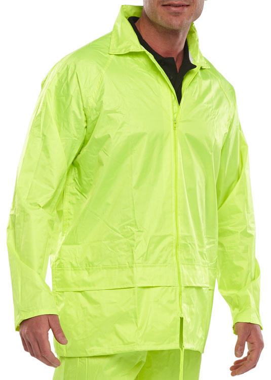 NYLON B-DRI JACKET SATURN YELLOW