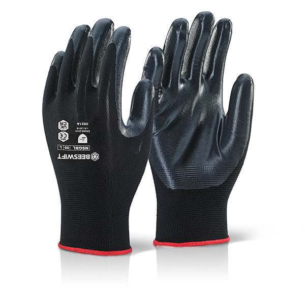 NITE STAR GLOVE BLACK MEDIUM (08) BLACK 10