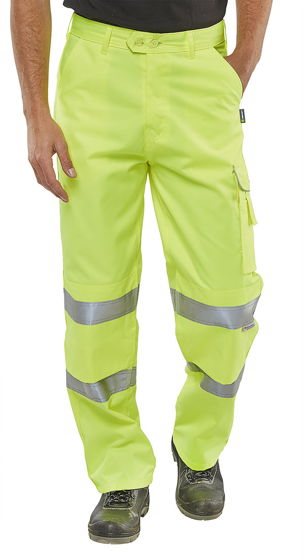 SUPER CLICK DRIVERS TROUSERS BOTTLE GREEN 30