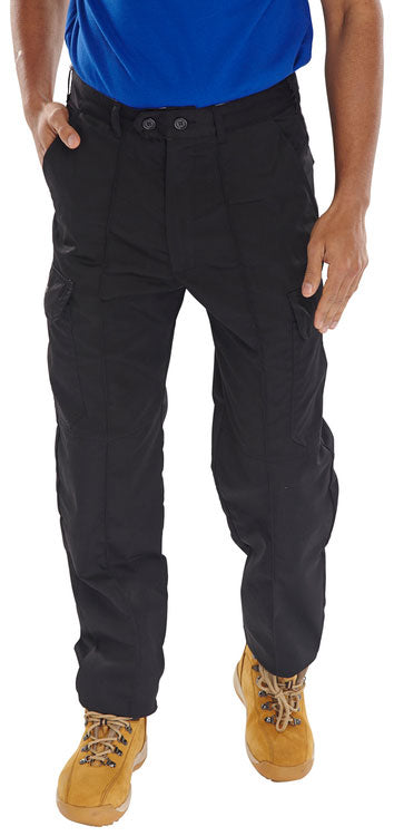 SUPER CLICK DRIVERS TROUSERS NAVY BLUE 28